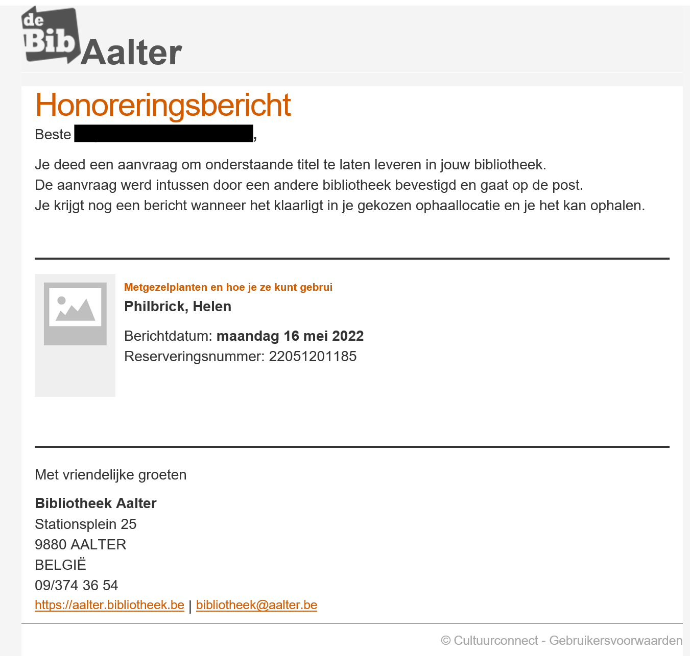 PRH -honoreringsbericht IBL