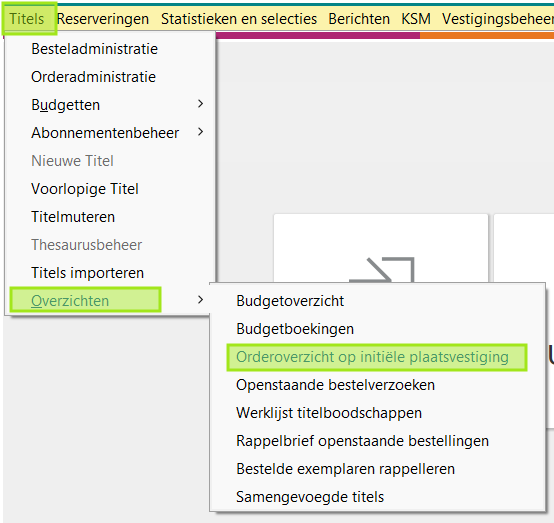 Menu Orderoverzicht-op-initiele-plaatsvestiging